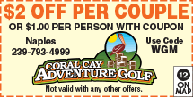 Special Coupon Offer for Coral Cay Adventure Golf